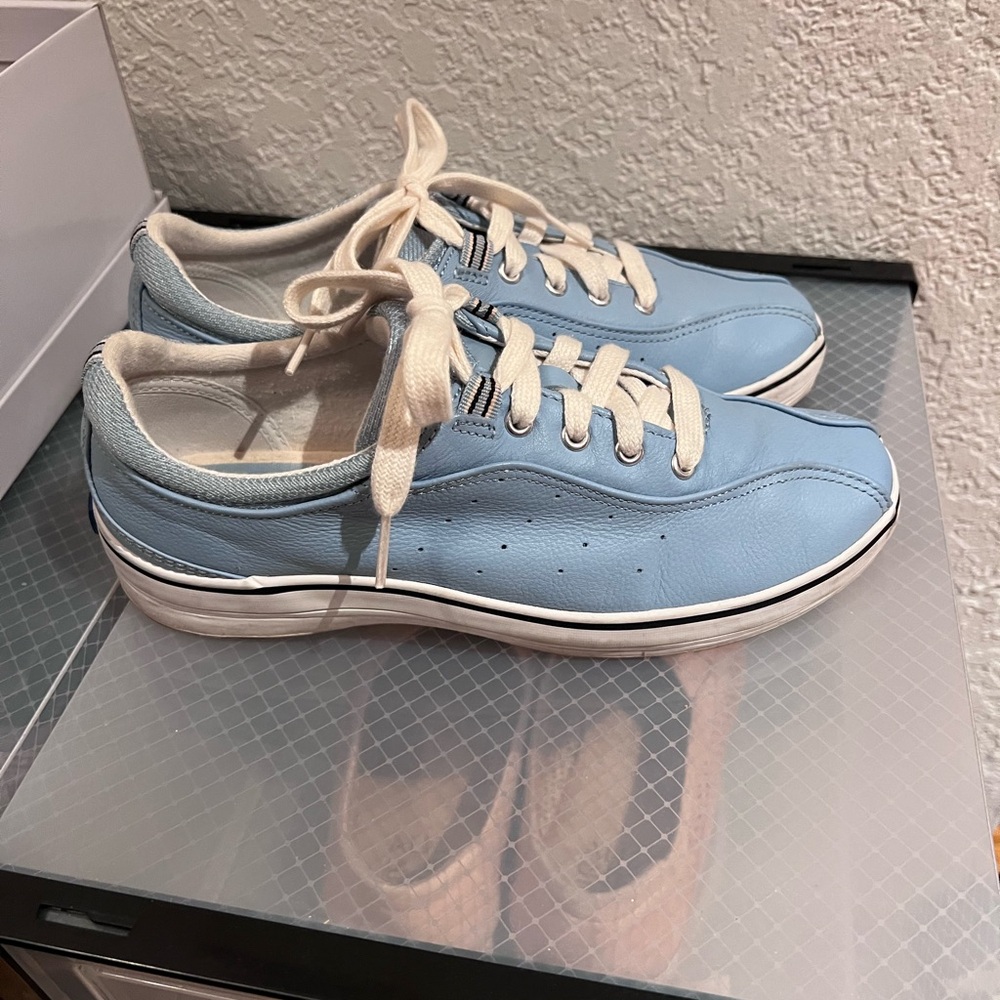 Keds Light Blue and White Sneakers